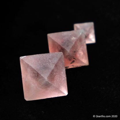 Pink Fluorite Octahedrons from Huanggang Mine