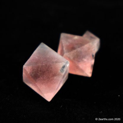 Pink Fluorite Octahedrons from Huanggang Mine