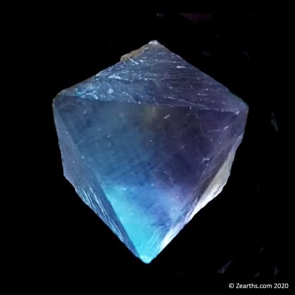 Blue Fluorite Octahedron from Cave-in-Rock