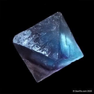 Blue Fluorite Octahedron from Cave-in-Rock