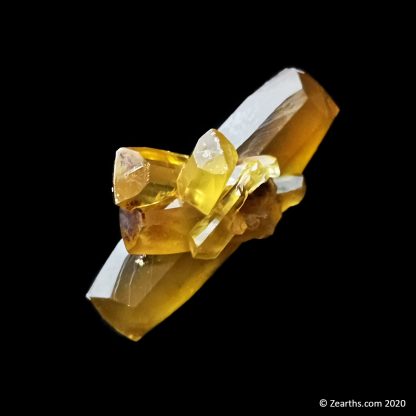 Golden Barite from Chongqing