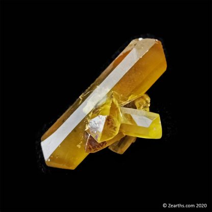 Golden Barite from Chongqing