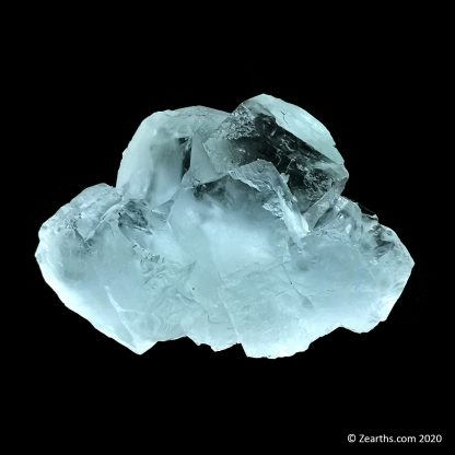 Glassy Fluorite Cluster from Xianghuapu Mine