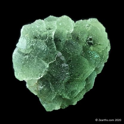 Quartz Covering Green Fluorite from Xiefang Mine