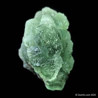 Quartz Covering Green Fluorite from Xiefang Mine