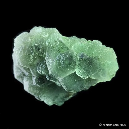 Quartz Covering Green Fluorite from Xiefang Mine