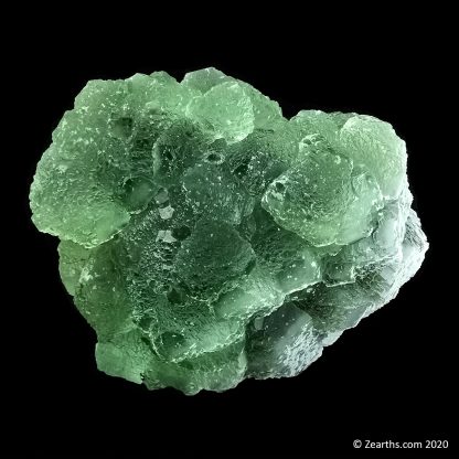 Quartz Covering Green Fluorite from Xiefang Mine