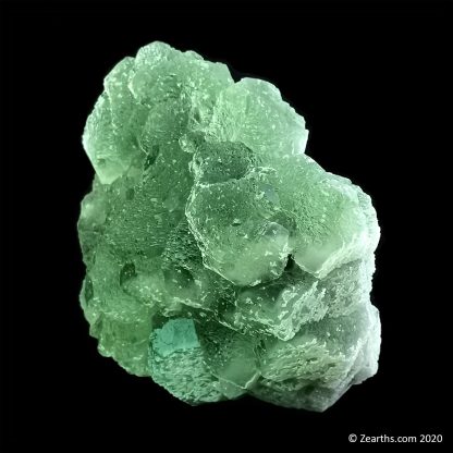 Quartz Covering Green Fluorite from Xiefang Mine