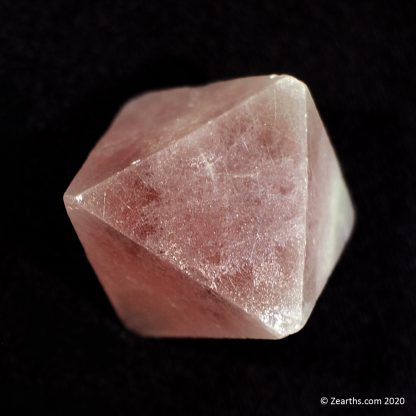 Pink Fluorite Octahedron from Huanggang Mine