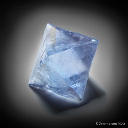 Water-Clear Blue Fluorite Octahedron from Cave-in-Rock, Illinois, USA