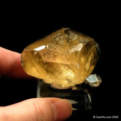 Golden Calcite Twin from Nandan