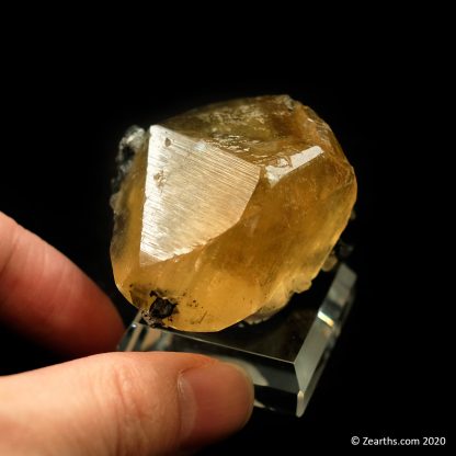 Golden Calcite Twin from Nandan