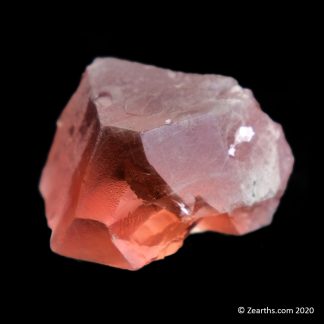 Gem Pink Red Fluorite from Huanggang Mine, China