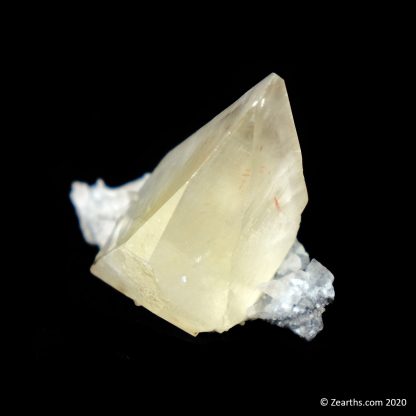 Realgar in Calcite from Shimen Mine, Hunan, China