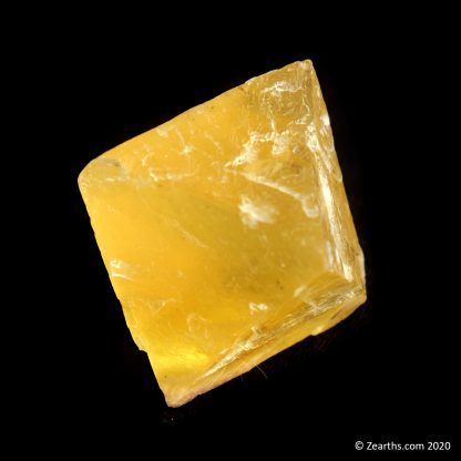 Yellow Fluorite Cleaved Octahedron from Cave-in-Rock