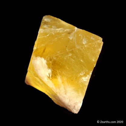 Yellow Fluorite Cleaved Octahedron from Cave-in-Rock