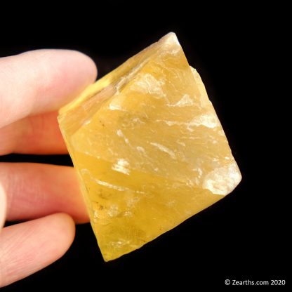 Yellow Fluorite Cleaved Octahedron from Cave-in-Rock