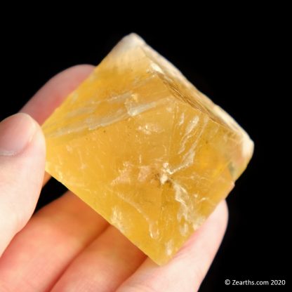 Yellow Fluorite Cleaved Octahedron from Cave-in-Rock