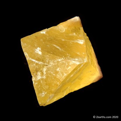 Yellow Fluorite Cleaved Octahedron from Cave-in-Rock