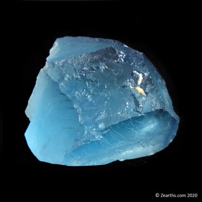 Irradiated Cleaved Blue Fluorite from Hunan, China