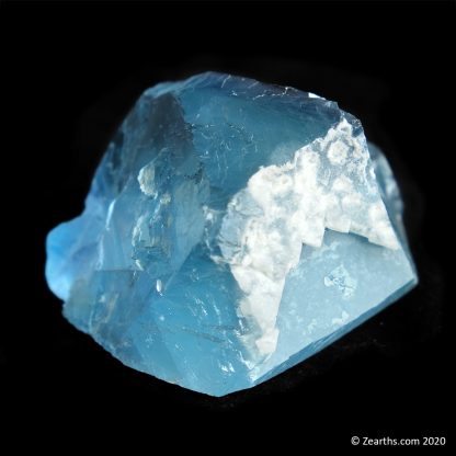 Irradiated Cleaved Blue Fluorite from Hunan, China