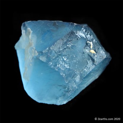 Irradiated Cleaved Blue Fluorite from Hunan, China