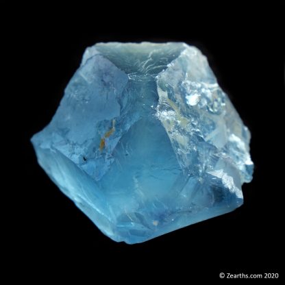 Irradiated Cleaved Blue Fluorite from Hunan, China