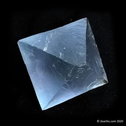 Large Cleaved Blue Fluorite Octahedron from Cave-in-Rock, Illinois