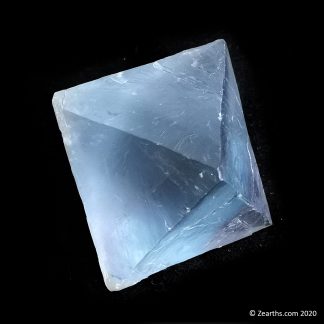 Large Cleaved Blue Fluorite Octahedron from Cave-in-Rock, Illinois