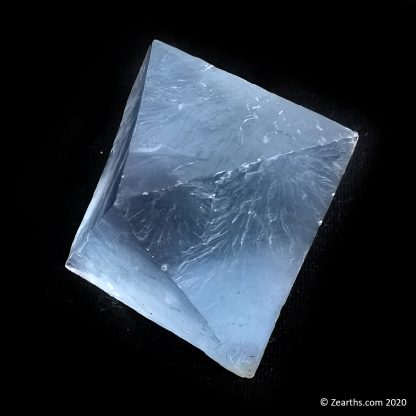 Large Cleaved Blue Fluorite Octahedron from Cave-in-Rock, Illinois