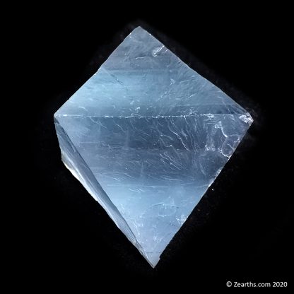 Large Cleaved Blue Fluorite Octahedron from Cave-in-Rock, Illinois