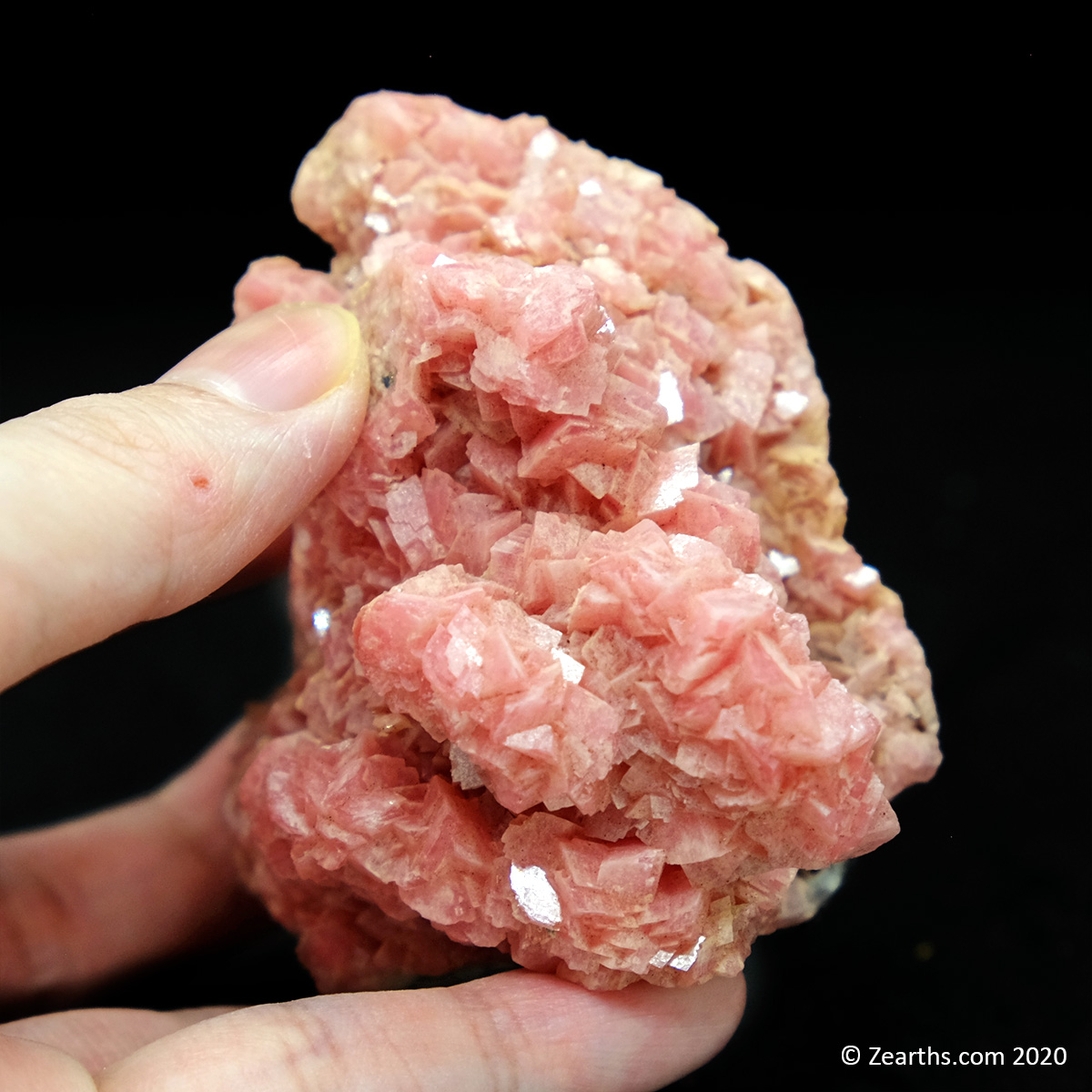 DSCF3771 Rhodochrosite Crystals from Santa Rita Mine, Peru