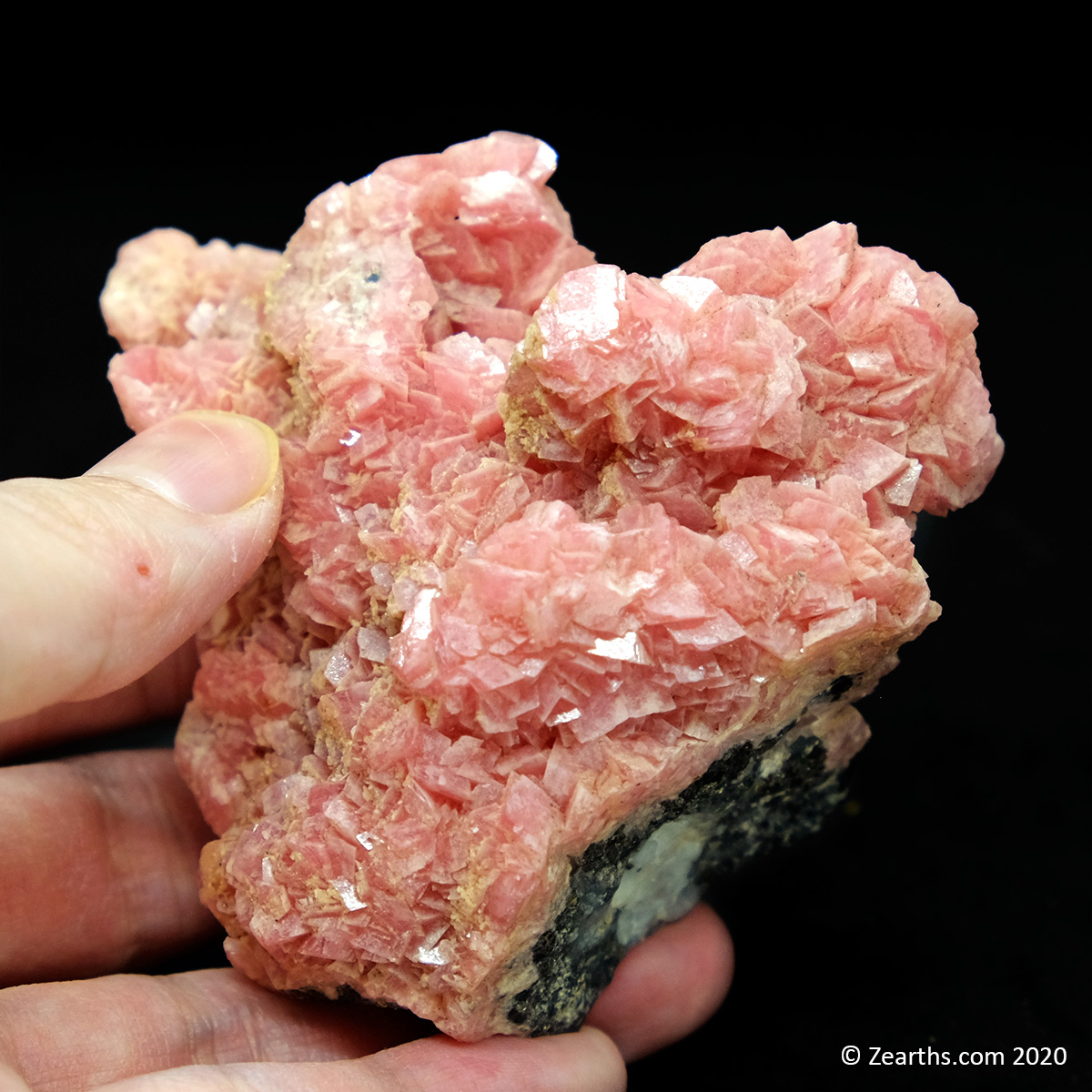 DSCF3773 Rhodochrosite Crystals from Santa Rita Mine, Peru