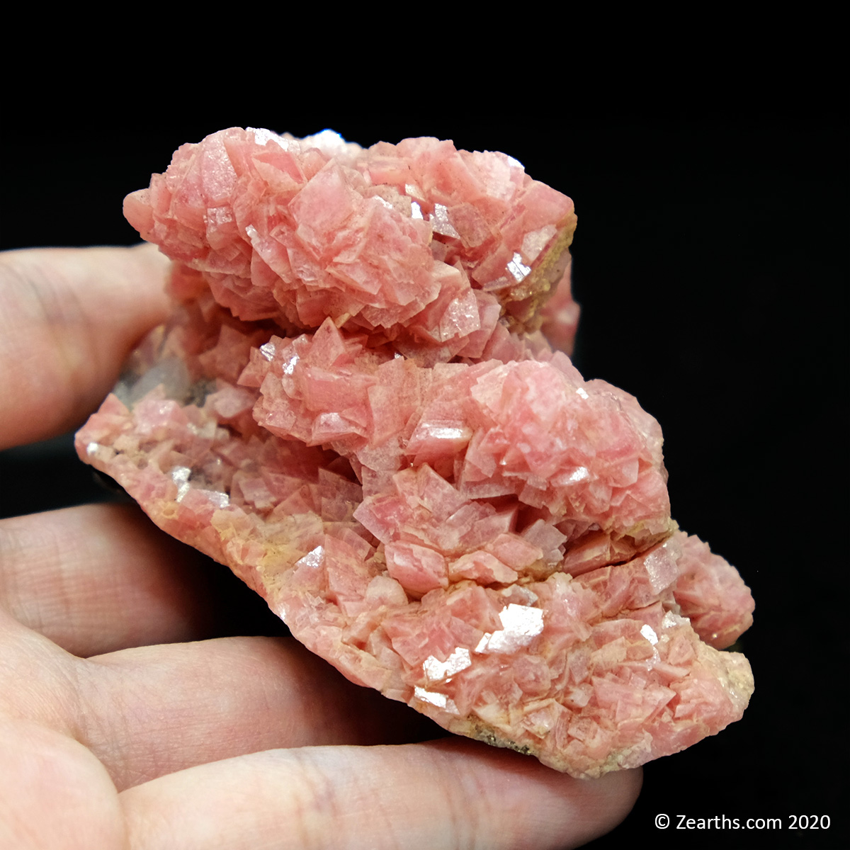 DSCF3776 Rhodochrosite Crystals from Santa Rita Mine, Peru