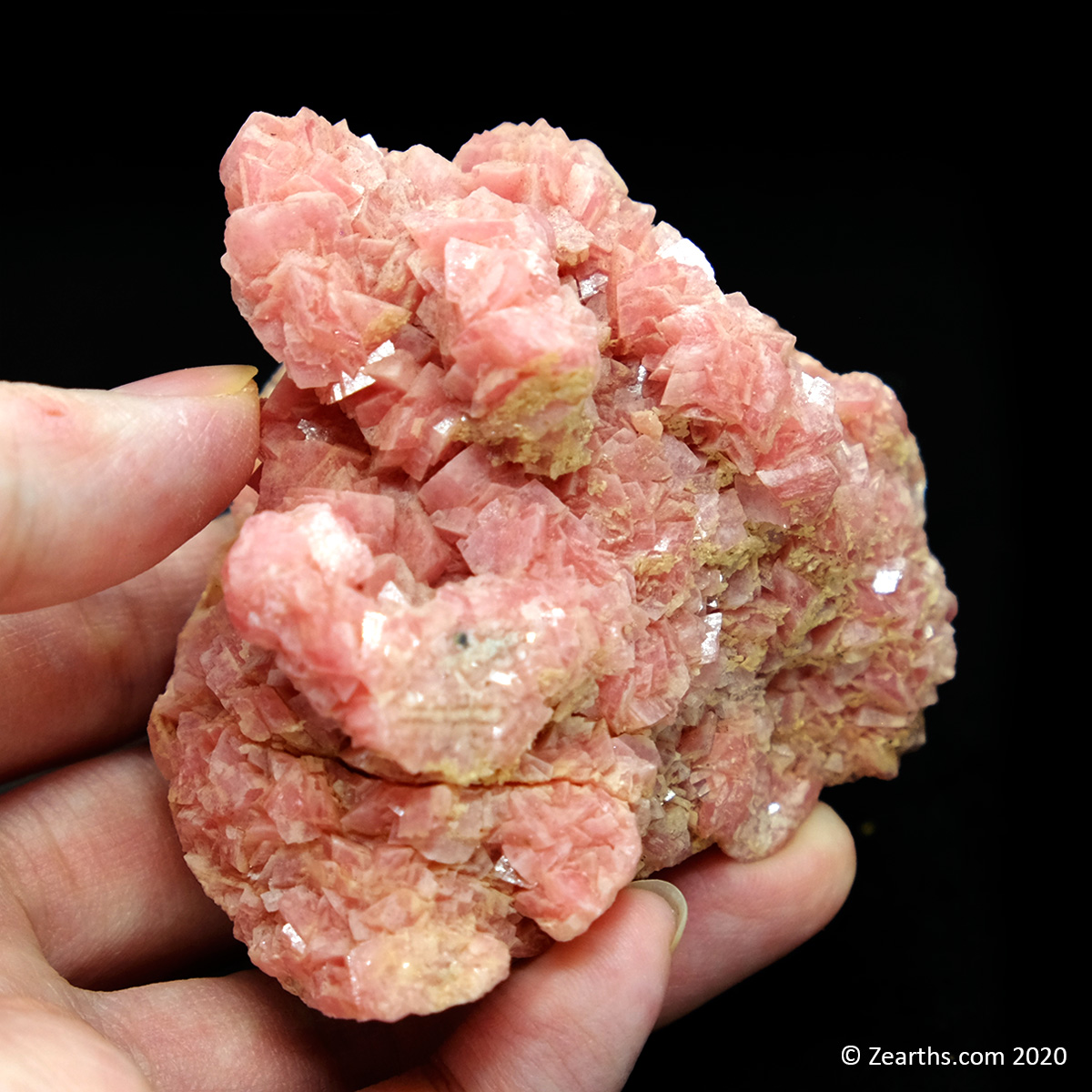DSCF3782 Rhodochrosite Crystals from Santa Rita Mine, Peru