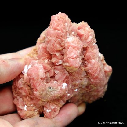 Rhodochrosite Crystals from Santa Rita Mine, Peru