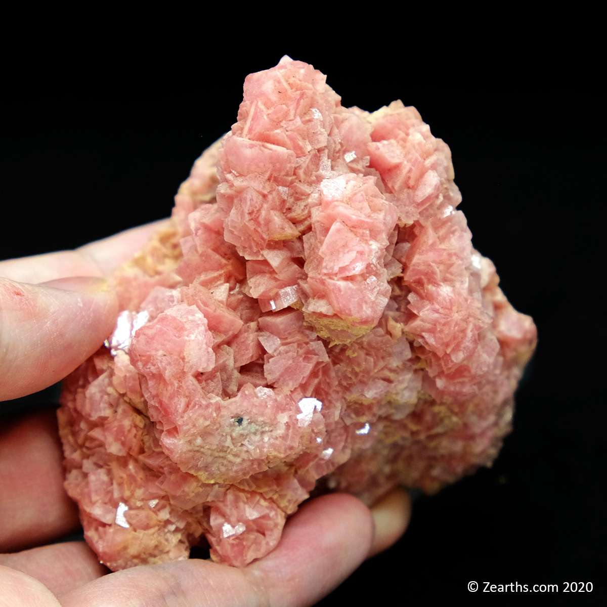 DSCF3783 Rhodochrosite Crystals from Santa Rita Mine, Peru