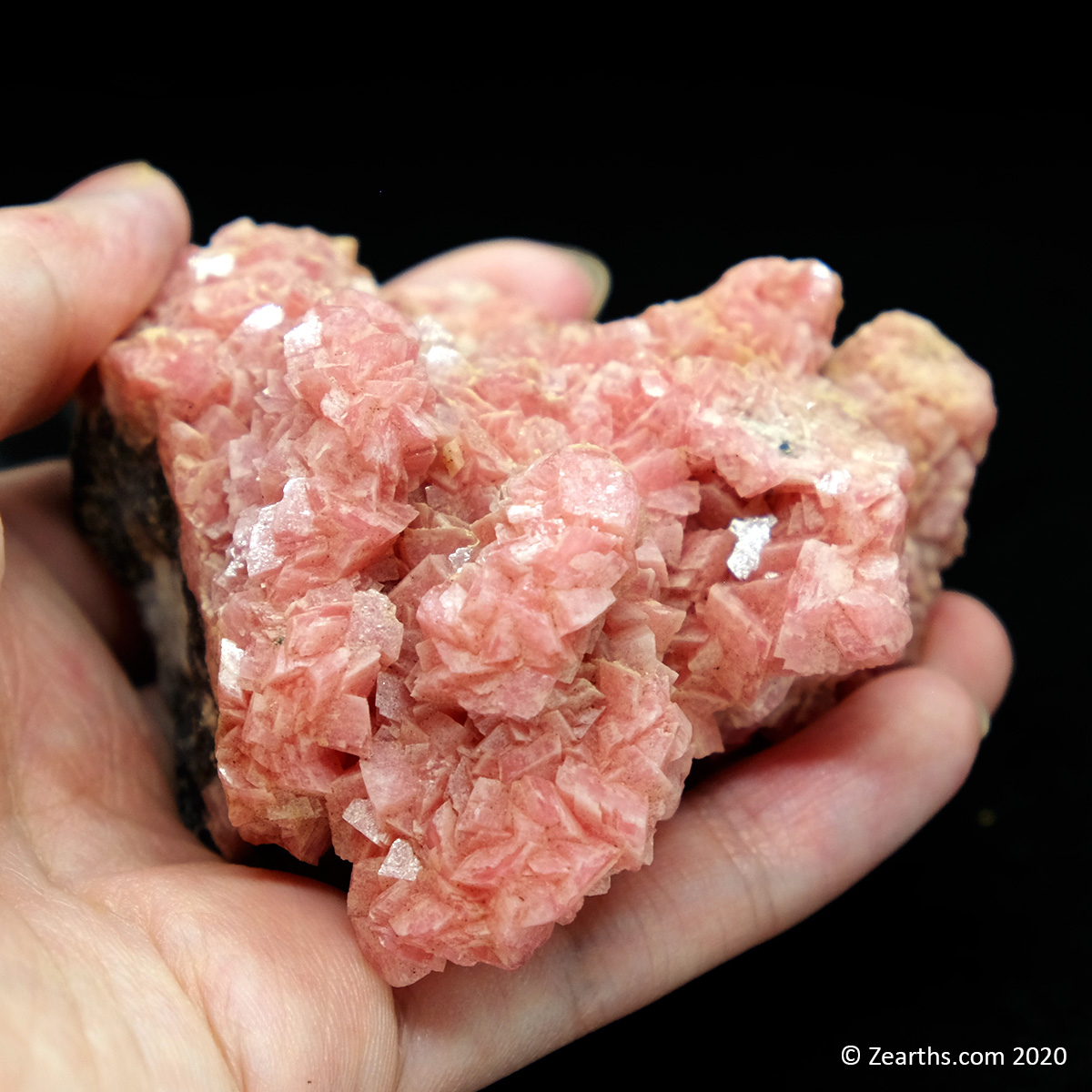 DSCF3789 Rhodochrosite Crystals from Santa Rita Mine, Peru