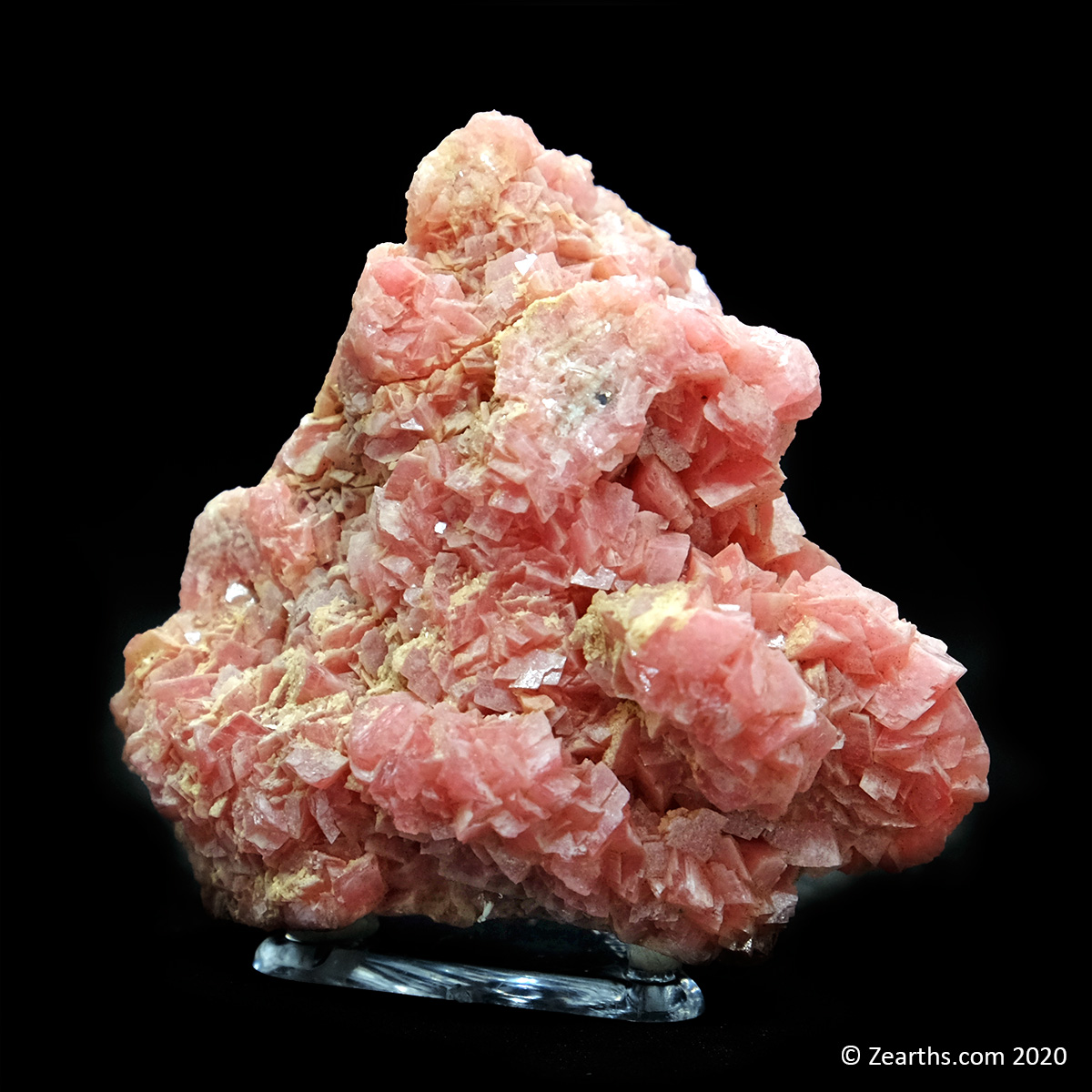 DSCF3805 Rhodochrosite Crystals from Santa Rita Mine, Peru