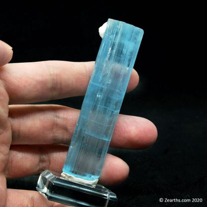 Aquamarine Crystal with Albite from Shigar, Skardu, Pakistan