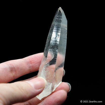 Lemurian Quartz Crystal Point from Minas Gerais, Brazil