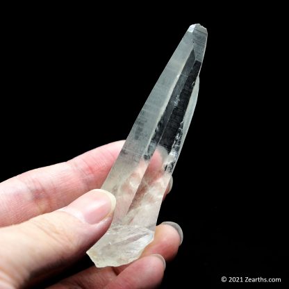 Lemurian Quartz Crystal Point from Minas Gerais, Brazil