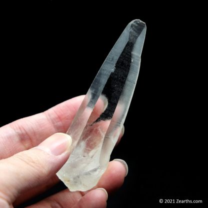 Lemurian Quartz Crystal Point from Minas Gerais, Brazil