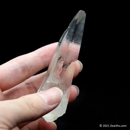 Lemurian Quartz Crystal Point from Minas Gerais, Brazil