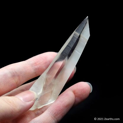 Lemurian Quartz Crystal Point from Minas Gerais, Brazil