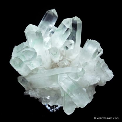 Quartz Cluster with Green Fuchsite Phantoms from Itremo, Madagascar