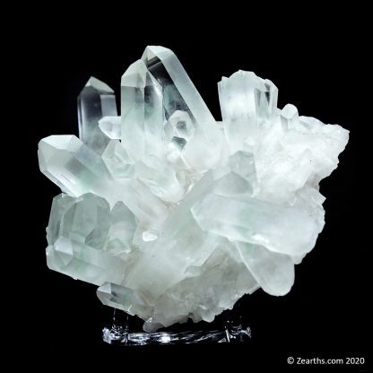 Quartz Cluster with Green Fuchsite Phantoms from Itremo, Madagascar