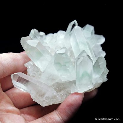 Quartz Cluster with Green Fuchsite Phantoms from Itremo, Madagascar