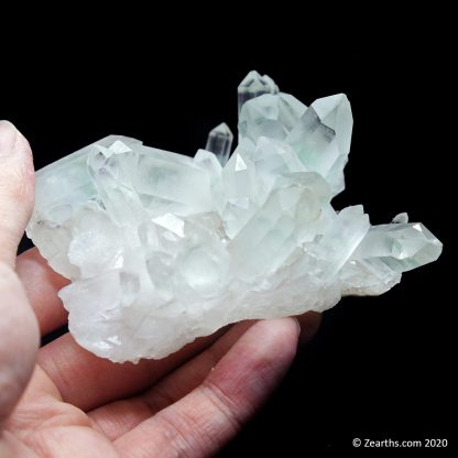 Quartz Cluster with Green Fuchsite Phantoms from Itremo, Madagascar