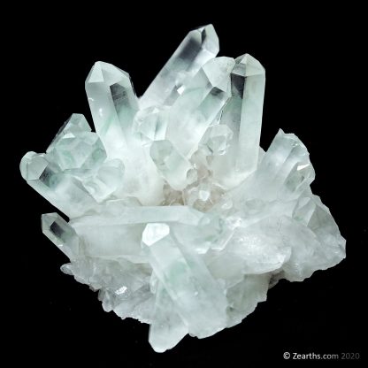 Quartz Cluster with Green Fuchsite Phantoms from Itremo, Madagascar